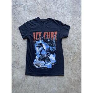Ice Cube Hip Hop Rap Artist Graphic T-Shirt Size S